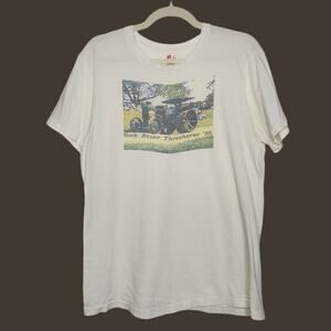 Vintage Hanes Rock River Thresheree Wisconsin Art Photograph Tractor 70s Look